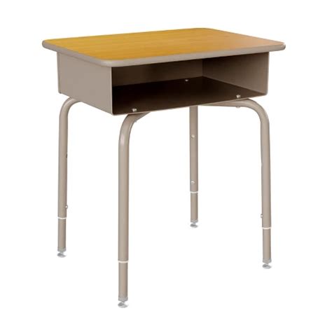 Flash Furniture Student Desk with Open Front Metal 